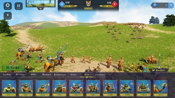 史詩般的戰(zhàn)斗模擬器圖4