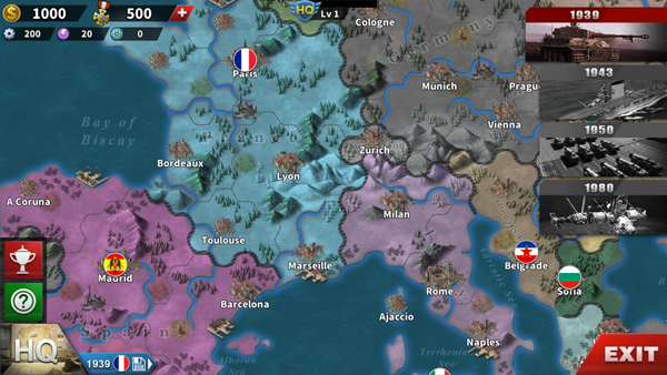 世界征服者4無限金幣無限勛章版圖4