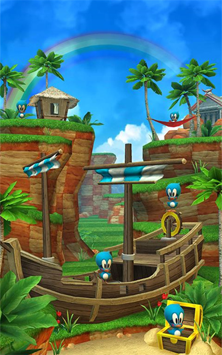 索尼克沖刺最新版圖1