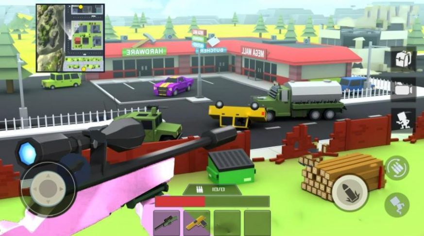 跳傘吃雞生存中文版圖1